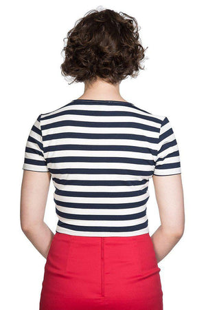 Land Ahoy T-Shirt-Banned-Dark Fashion Clothing