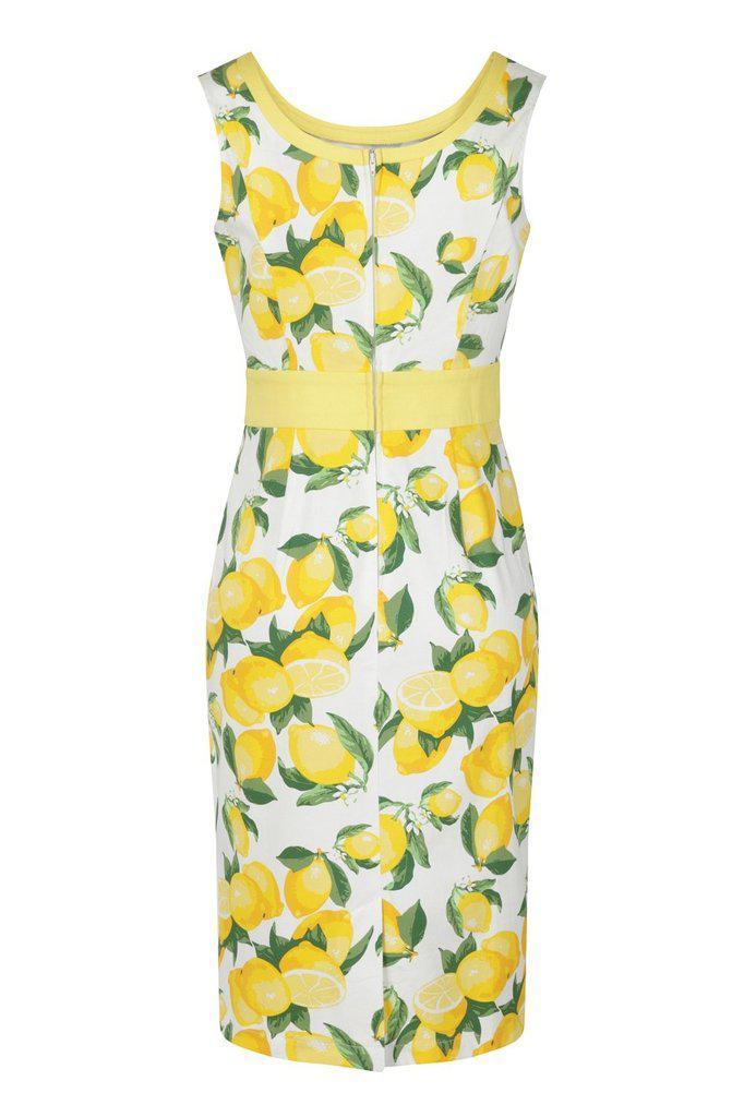 Lemon Pencil Dress-Banned-Dark Fashion Clothing