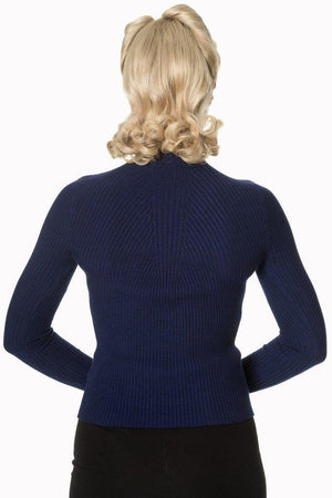 Lets Tango Polo Neck-Banned-Dark Fashion Clothing