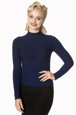 Lets Tango Polo Neck-Banned-Dark Fashion Clothing