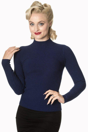 Lets Tango Polo Neck-Banned-Dark Fashion Clothing