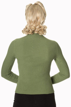 Lets Tango Polo Neck-Banned-Dark Fashion Clothing