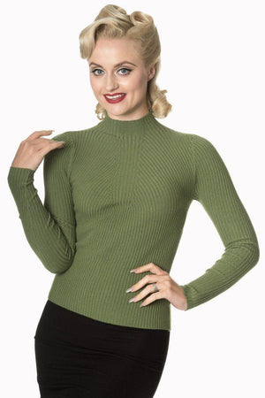 Lets Tango Polo Neck-Banned-Dark Fashion Clothing