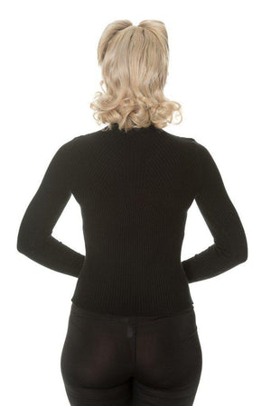 Lets Tango Polo Neck-Banned-Dark Fashion Clothing