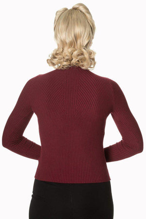 Lets Tango Polo Neck-Banned-Dark Fashion Clothing