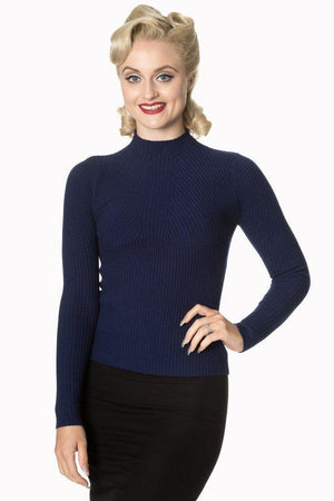 Lets Tango Polo Neck-Banned-Dark Fashion Clothing