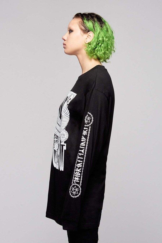 Live Long Eagle Unisex Long Sleeve T-Shirt-Long Clothing-Dark Fashion Clothing