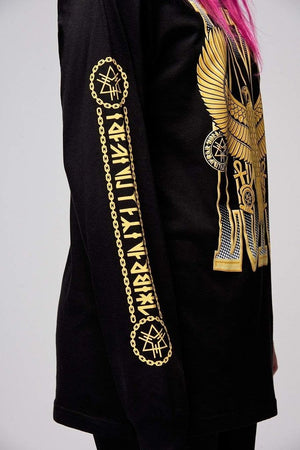 Live Long Eagle Unisex Long Sleeve T-Shirt-Long Clothing-Dark Fashion Clothing