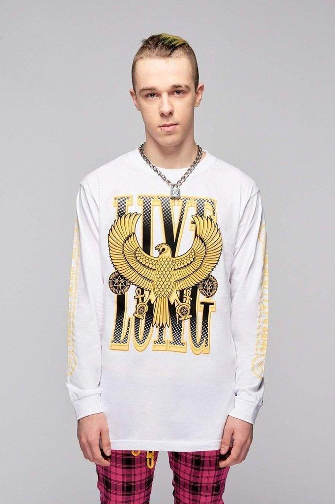 Live Long Eagle Unisex Long Sleeve T-Shirt-Long Clothing-Dark Fashion Clothing