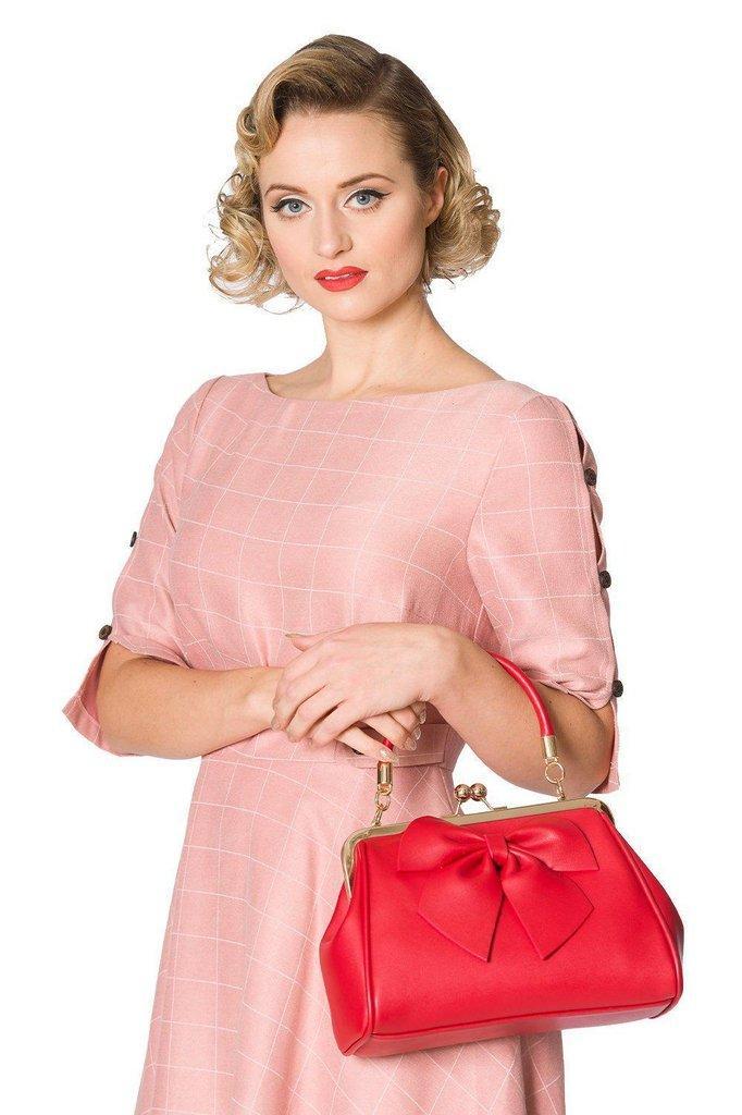 Lockwood Bow Handbag-Banned-Dark Fashion Clothing