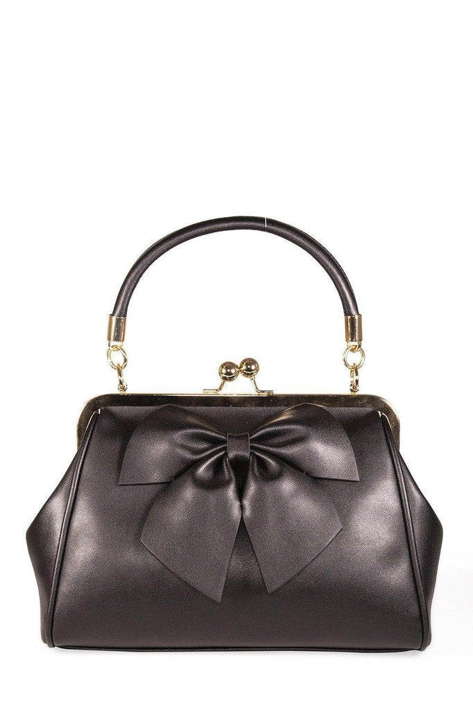 Lockwood Bow Handbag-Banned-Dark Fashion Clothing