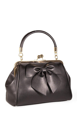 Lockwood Bow Handbag-Banned-Dark Fashion Clothing