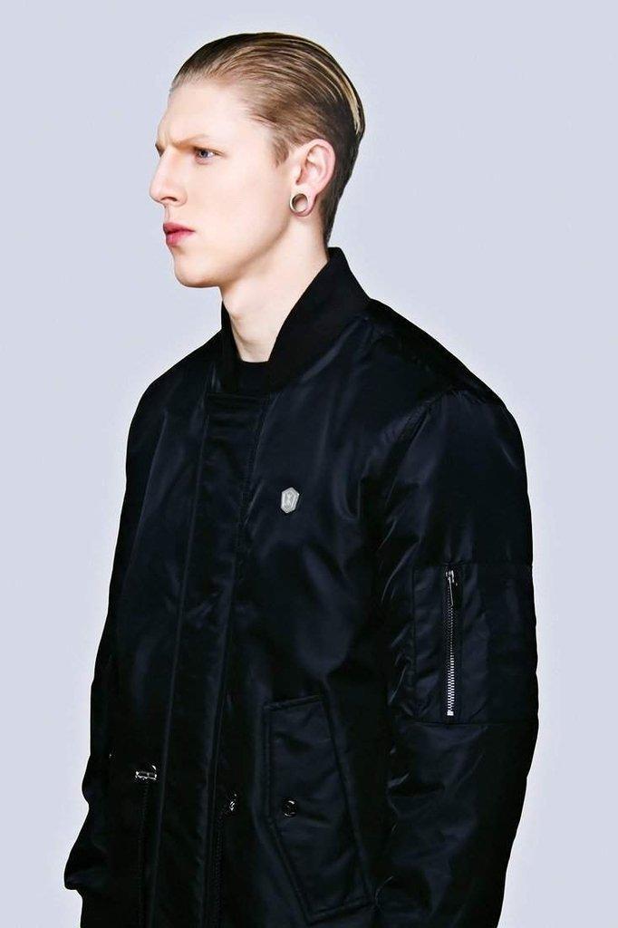 Long Fit MA1 Jacket - Unisex-Long Clothing-Dark Fashion Clothing