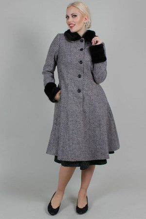 Louisa May Long Dress Coat-Voodoo Vixen-Dark Fashion Clothing