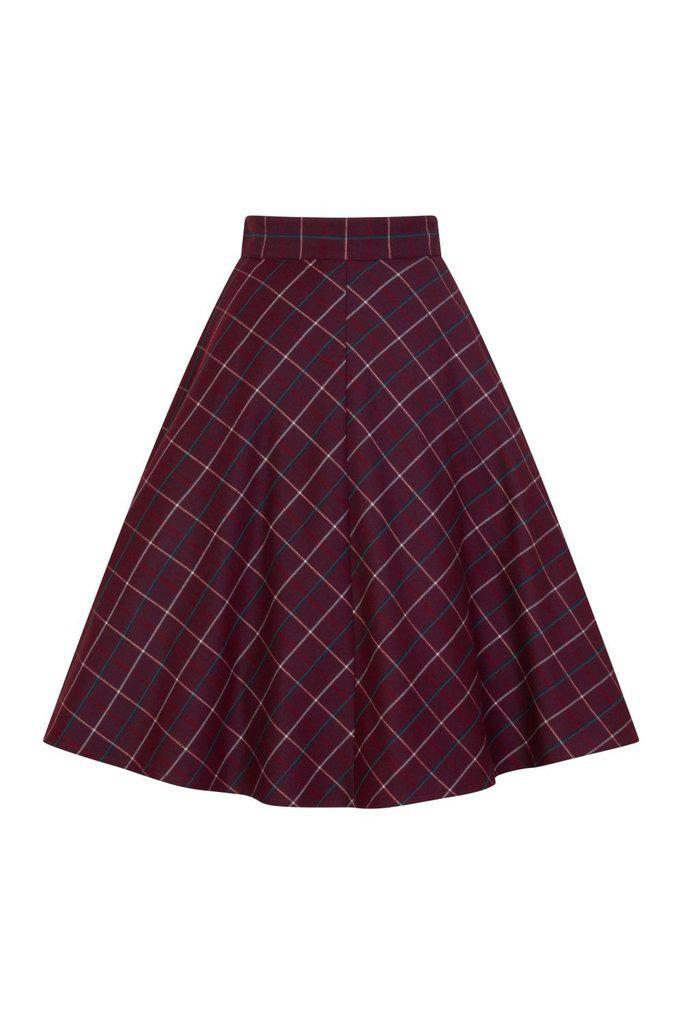 Maddy Flare Skirt-Banned-Dark Fashion Clothing
