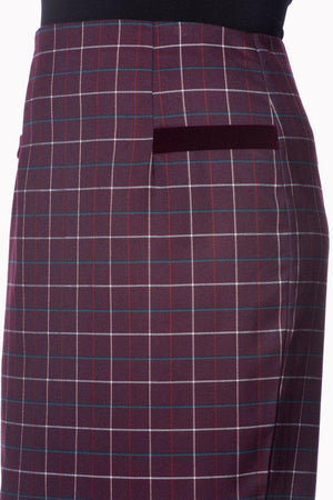Maddy Plus Size Pencil Skirt-Banned-Dark Fashion Clothing
