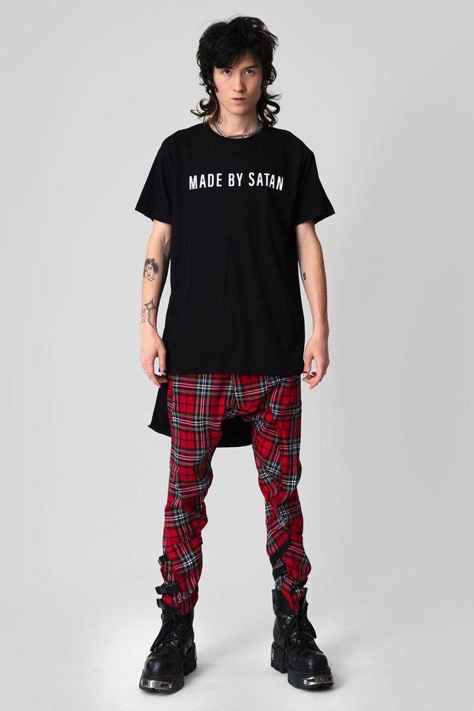 Made By Satan - T-shirt - Unisex-Long Clothing-Dark Fashion Clothing
