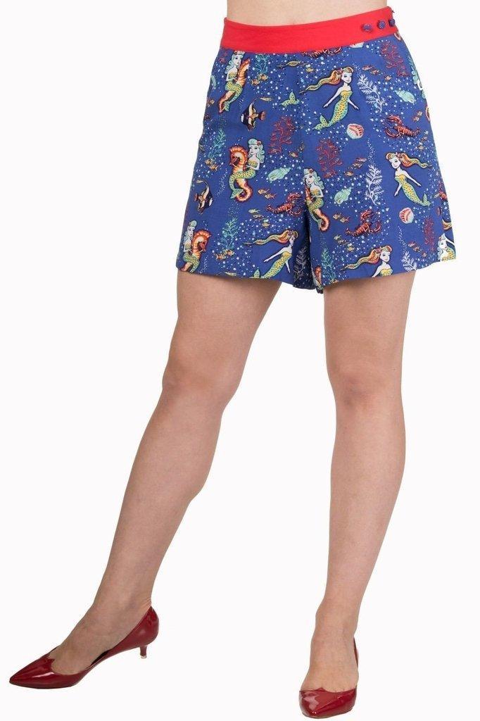 Made Of Wonder Shorts-Banned-Dark Fashion Clothing