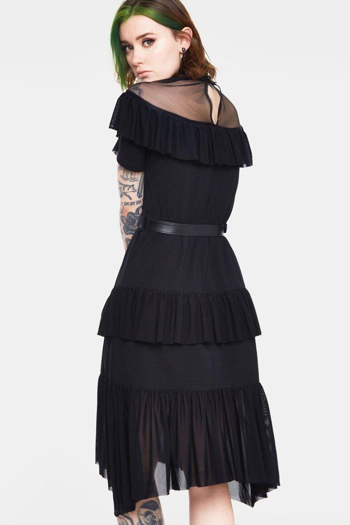 Meet Your Destiny Decadent Frill Dress-Jawbreaker-Dark Fashion Clothing