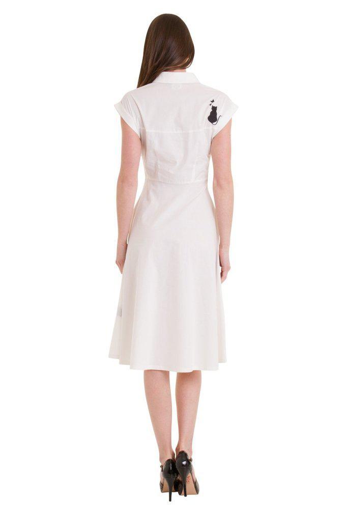 Meow Longer Dress-Banned-Dark Fashion Clothing