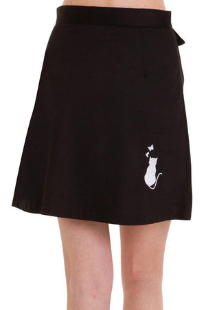 Meow Skirt-Banned-Dark Fashion Clothing