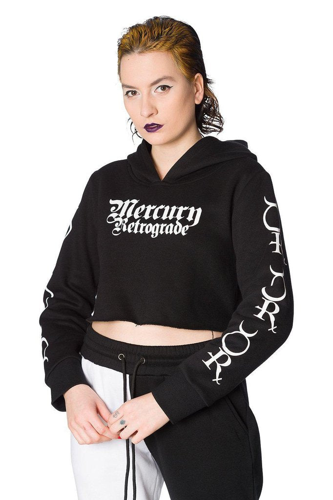 Mercury Retrograde Hoodie-Banned-Dark Fashion Clothing