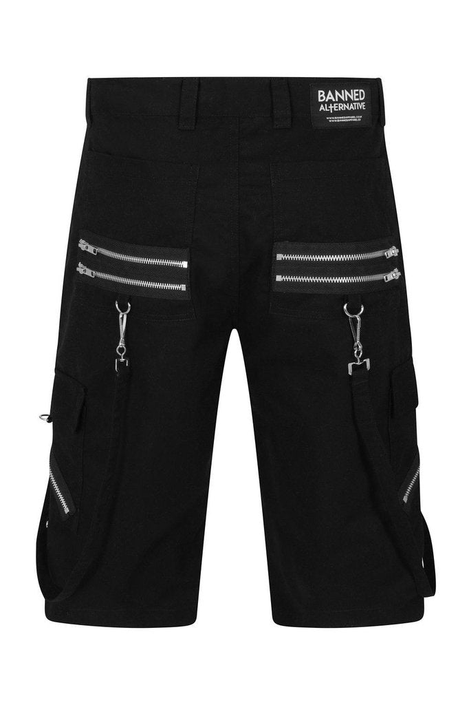 Mercury Shorts-Banned-Dark Fashion Clothing