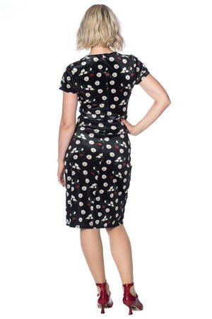 Midnight Floral Dress-Banned-Dark Fashion Clothing