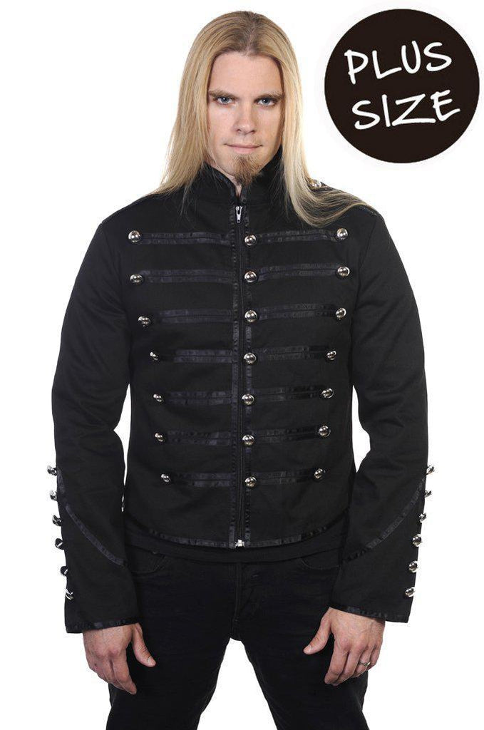 Military Drummer Jacket Plus Size-Banned-Dark Fashion Clothing