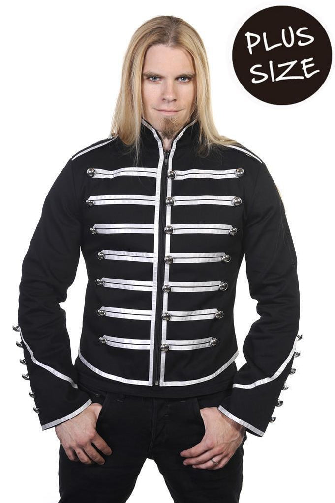 Military Drummer Jacket Plus Size-Banned-Dark Fashion Clothing