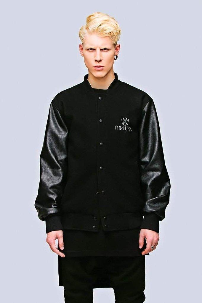 Mishka Chain Varsity Jacket - Unisex-Long Clothing-Dark Fashion Clothing