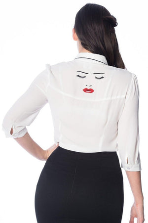 Model Face Shirt-Banned-Dark Fashion Clothing