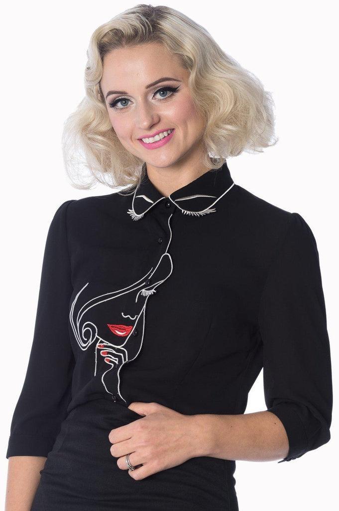 Model Face Shirt-Banned-Dark Fashion Clothing