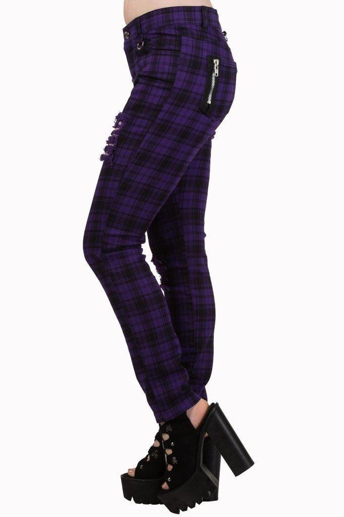 Move On Up Trousers-Banned-Dark Fashion Clothing