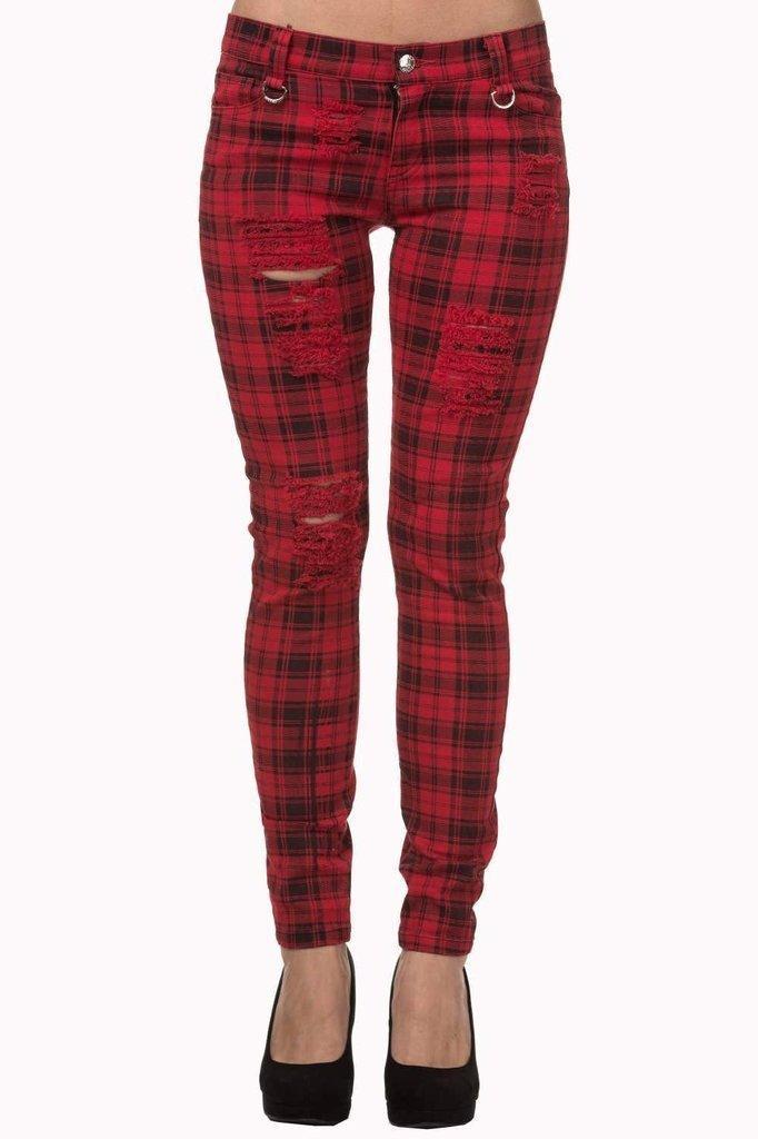 Move On Up Trousers-Banned-Dark Fashion Clothing