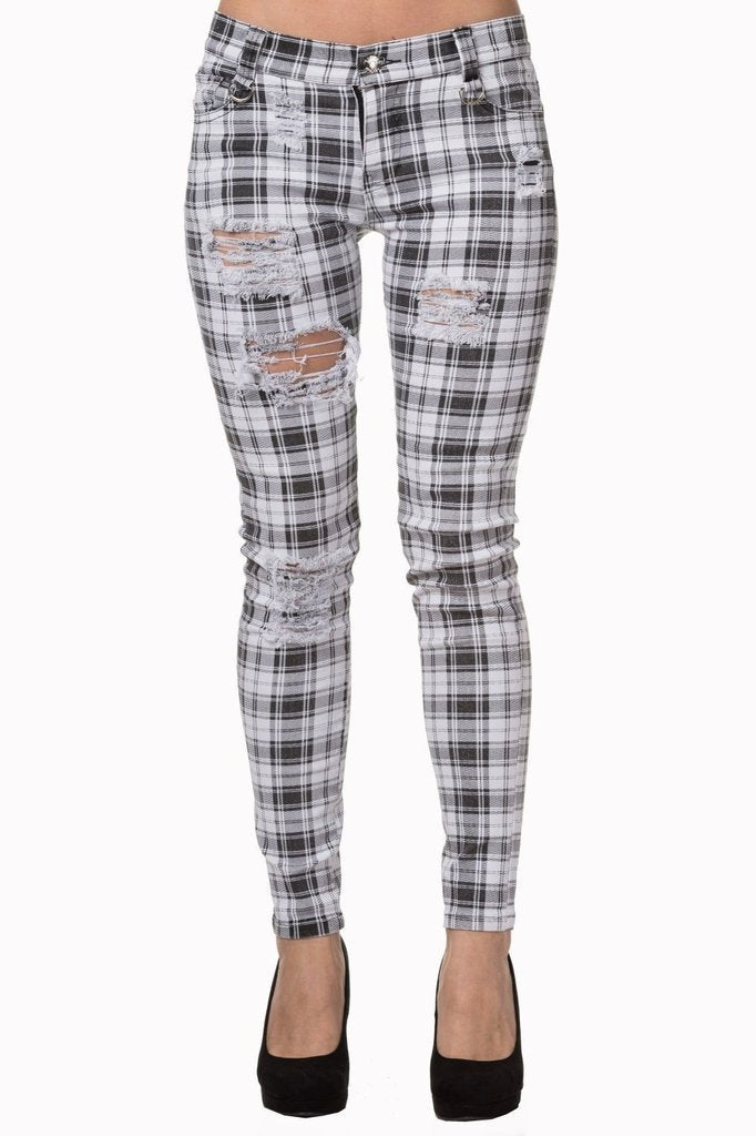 Move On Up Trousers-Banned-Dark Fashion Clothing