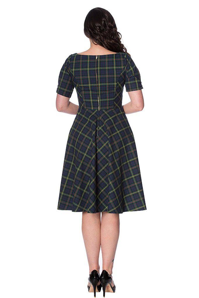 Mrs Clause Fit And Flare Dress-Banned-Dark Fashion Clothing