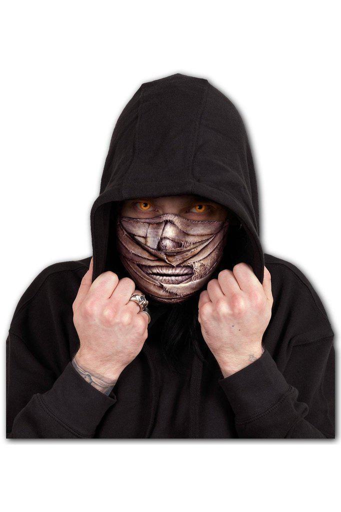 Mummified - Premium Cotton Fashion Mask with Adjuster-Spiral-Dark Fashion Clothing