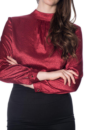 Natalie Blouse-Banned-Dark Fashion Clothing