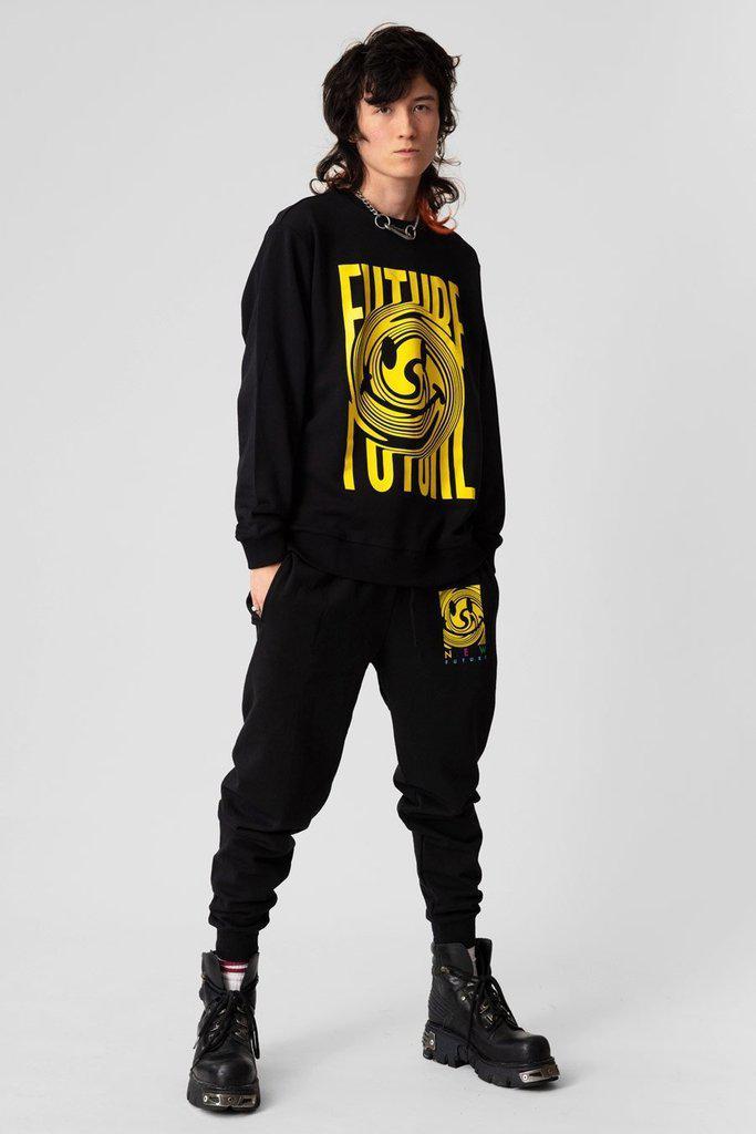 New Ftr Smiley - Bottoms - Unisex-Long Clothing-Dark Fashion Clothing