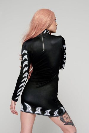 Nexo Dress-Long Clothing-Dark Fashion Clothing