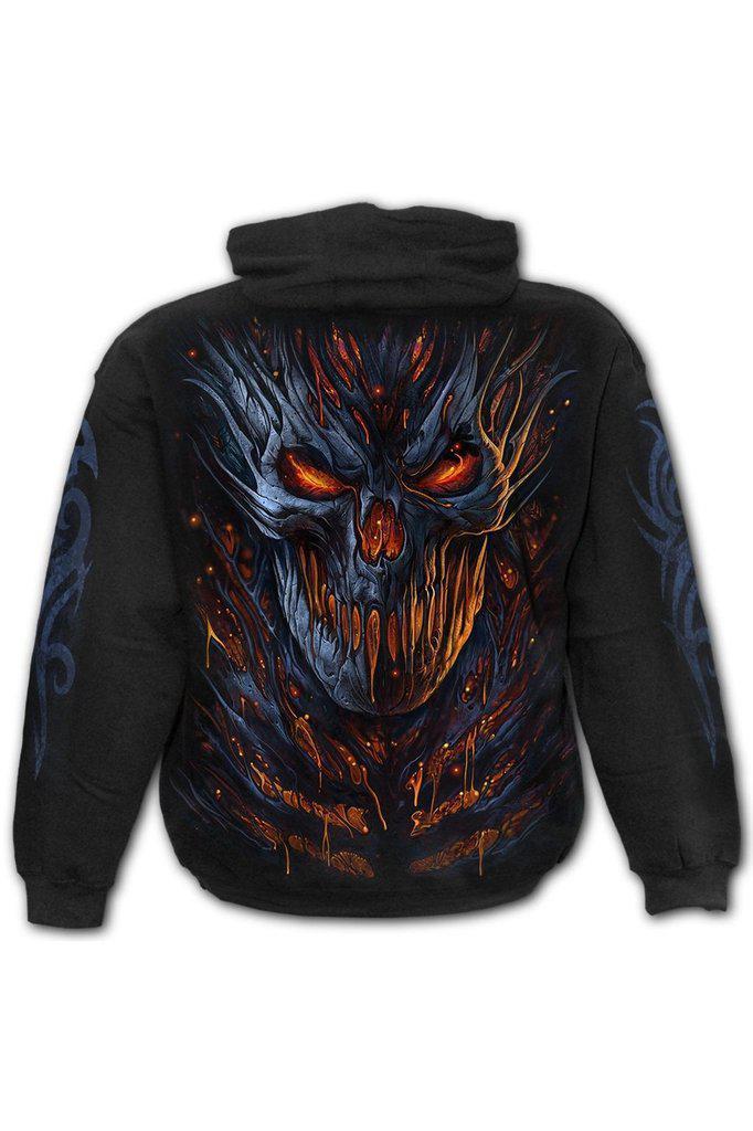 Oblivion - Hoody Black-Spiral-Dark Fashion Clothing