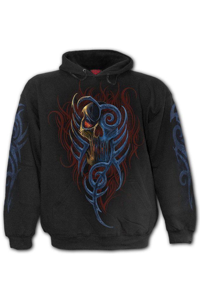 Oblivion - Hoody Black-Spiral-Dark Fashion Clothing