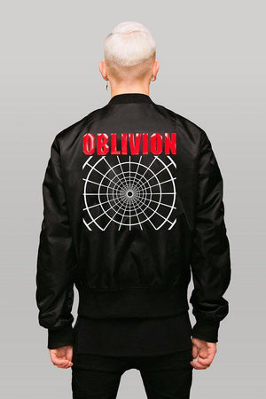Oblivion MA1 Jacket - Unisex-Long Clothing-Dark Fashion Clothing