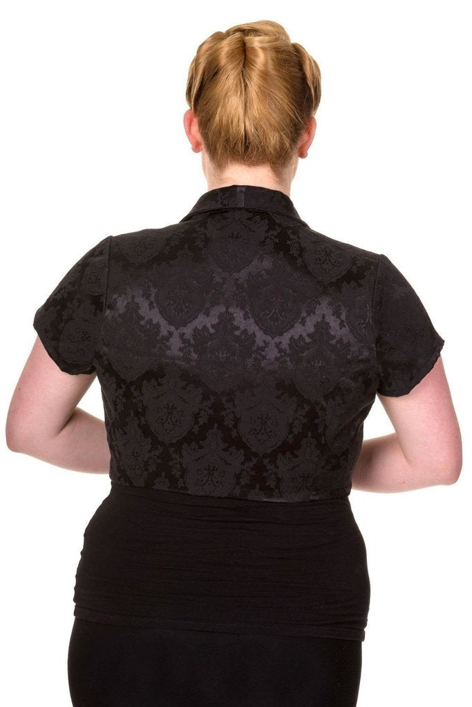 Off The Night Bolero Plus Sizes-Banned-Dark Fashion Clothing