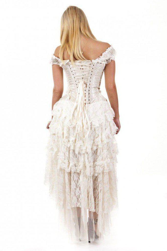 Ophelie Burlesque Corset Dress King Brocade-Burleska-Dark Fashion Clothing