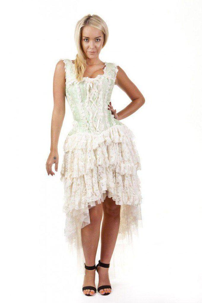 Ophelie Burlesque Corset Dress King Brocade-Burleska-Dark Fashion Clothing