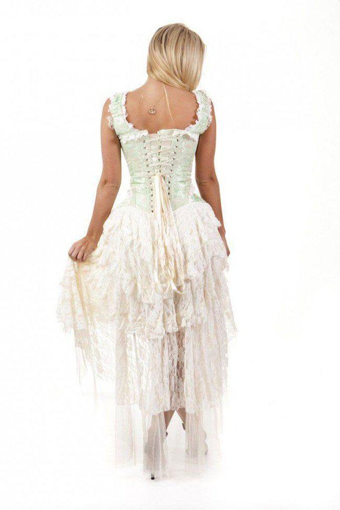 Ophelie Burlesque Corset Dress King Brocade-Burleska-Dark Fashion Clothing