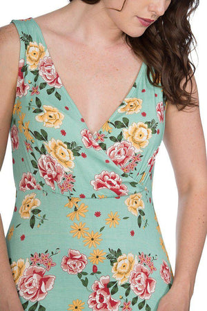 Oriental Bloom Maxi-Banned-Dark Fashion Clothing
