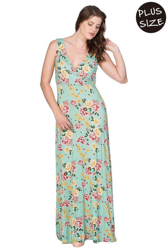 Oriental Bloom Maxi-Banned-Dark Fashion Clothing